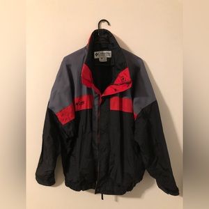 Men’s Columbia Bugaboo Jacket Extra Large XL OUTER JACKET ONLY Red Black Grey